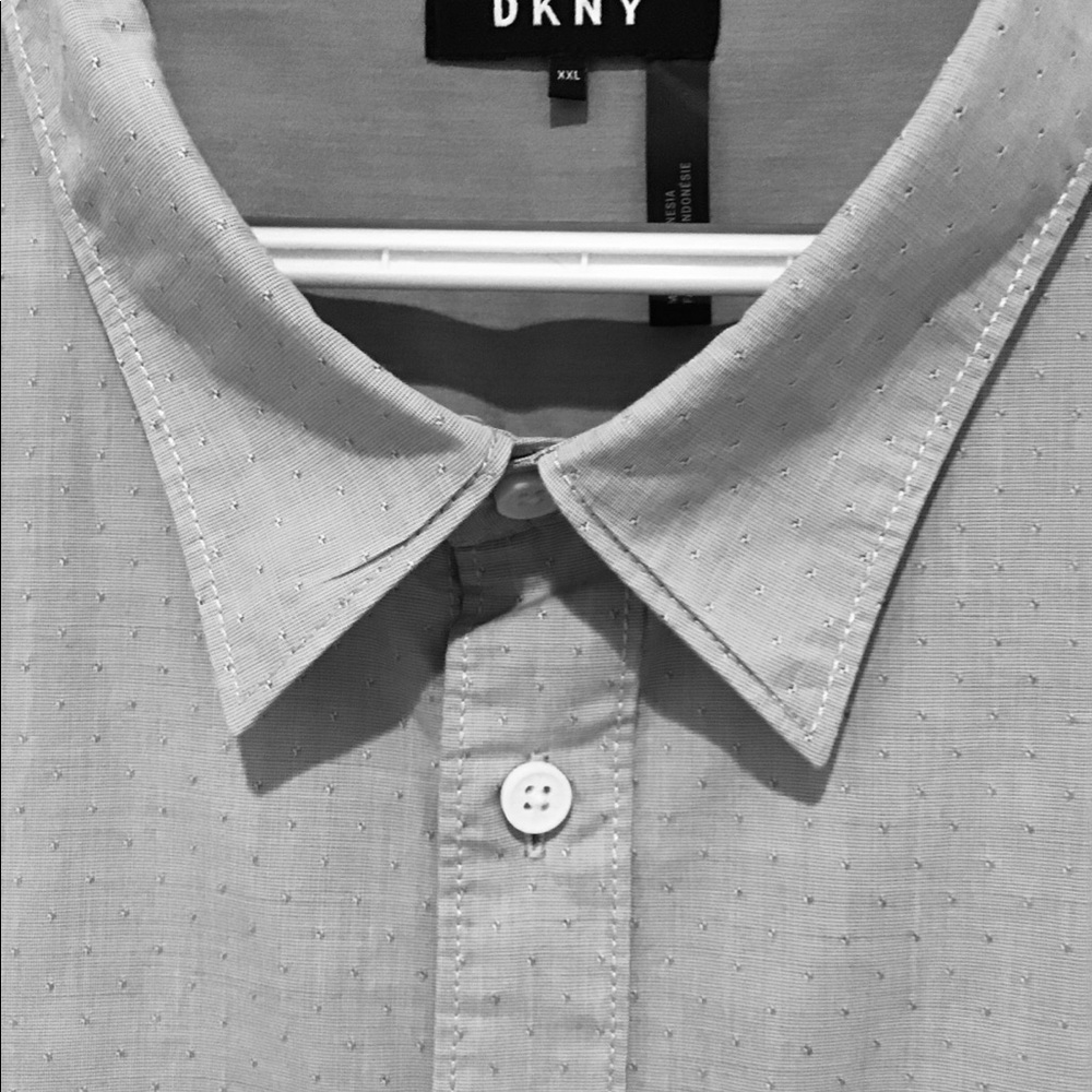 💜DKNY MENS DRESS SHIRT XXL